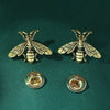Pair of golden bees