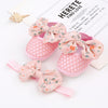 Gz052 flower butterfly powder + hair band / 11 yards inner length 10.5cm