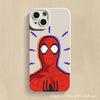 Glowing spiderman - white