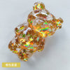 Orange star sequins