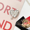 Love bracket - butterfly gems