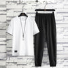 J098 white top + j102 black trousers / m