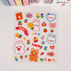 6# bear rabbit sticker
