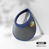 Black pvc headband with blue edge / one size fits all (3-12 years old)