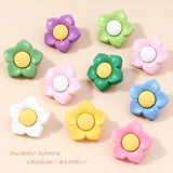 Children's Clothes Button Color Small Flower Baby Baby Sweater Cardigan Top Cute Flower Decoration Small Button