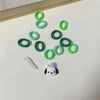 5# gradient green towel ring - pacha dog material kit