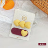 Love hair clip [violet] 2 pieces