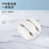 2 hole flat section - white