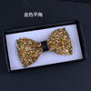 Gold boxer bow tie without gift box