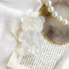 Bear bracket-pearl white bear