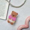 Transparent bracket-cool series 2-rose red ingot bear