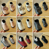 Clearance processing baby girl snow boots baby soft bottom toddler shoes winter all-match plus fleece cotton shoes boys short boots