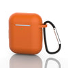 Dark orange [silicone buckle earphone cover]