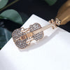 Xz4345a gold violin brooch