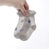Bubble mouth - gray blue flower / s code 0-6 months