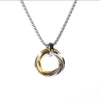 Brilliant gold-pearl chain 70cm