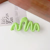 11cm wave - lacquer fruit green / metal