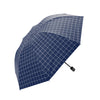Plaid navy blue / vinyl parasol