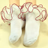 #d milky white edge wine red / 1-3