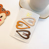 Milk coffee peach heart 3 packs free card