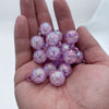 Burst hanging hole beads - purple