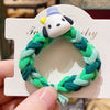 Green pacha dog rubber band high elasticity