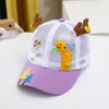 Purple giraffe mesh hat / adjustable hat circumference (49-53cm)