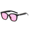 Black frame purple powder