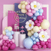 Daisy birthday balloon set