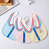 Infant baby pure cotton bib maternal and child supplies snap waterproof bib cotton children infant bib towel