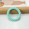 Frosted large telephone cord - green