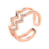 Rose gold + card