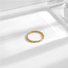 Shimmering lingling gold ring / us size 5