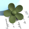 7cm flower clip [army green]