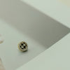 1# [checkerboard pearl black and white] / 12mm [weight 1.4]