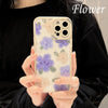 Tea white irregular purple flowers / 13promax