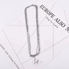 W letter necklace
