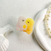 Transparent bracket - poached egg doll