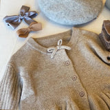 Children's spring and autumn sweater coat children's autumn girl baby knitted cardigan girls foreign style sweater