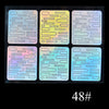 Jvl048 / laser hollow stickers