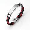 E14 silver shell black red rope