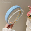 Wide brimmed headband - blue