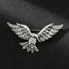 Full diamond eagle ancient silver