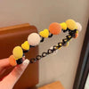 Orange round headband