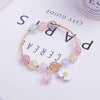 Small daisy crystal bracelet [mixed colors]