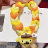Yellow pudding dog rubber band high elasticity