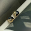 5# [half imitation jade ink orchid] / side length 11mm