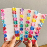 Children's hair clip hair clip hair accessories wholesale new small clip cute candy color hair accessories baby small clip