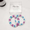Rainbow combination telephone cord - blue