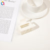 5cm square - frosted milk white / qiyue factory direct sales